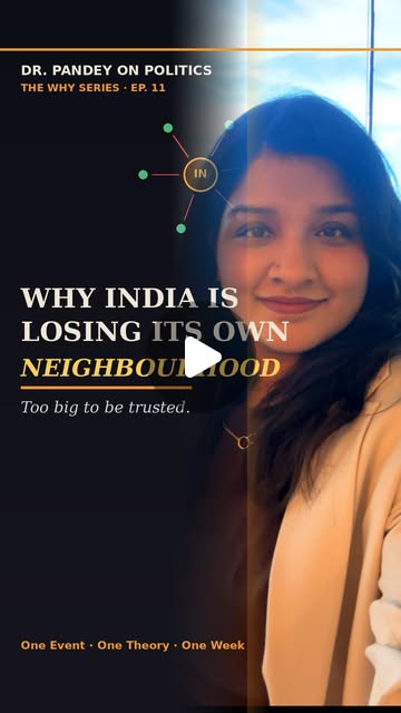 India is bigger than all its neighbours combined. And one by one, every single one of them…