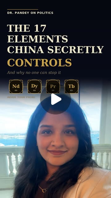 China owns 35% of it. Controls 90% of it. 🌍 Somewhere inside your phone, your car, and…